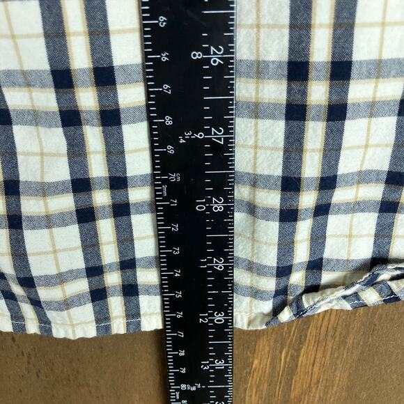 Ecko Unltd Mens Shirt White Black Plaid Button Down Long Sleeve 100% Cotton XL - Picture 8 of 11